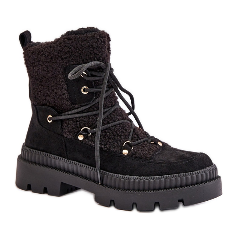 Boty model A8902 černé černá