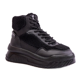 Lee Cooper LCJ-24-47-3145 černé sportovní boty černý