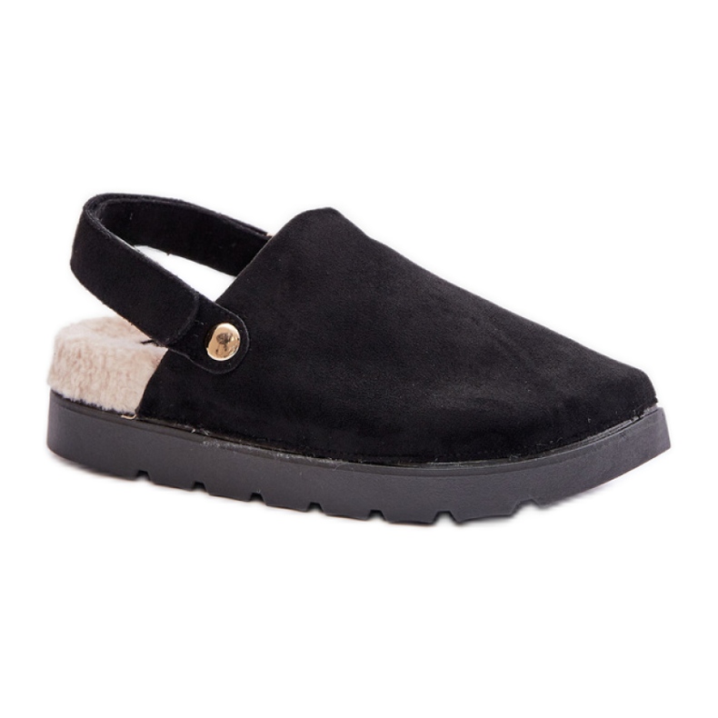 Pantofle Model 100-418 Černé černá