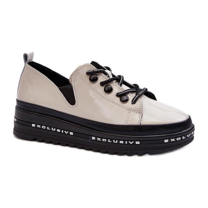 S. BARSKI S.Barski LR620 Béžové boty - béžový