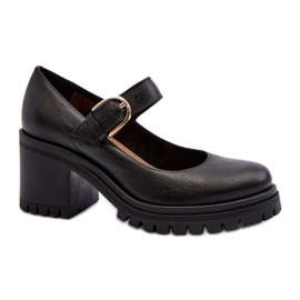 Černé lodičky Zazoo 20166 černý