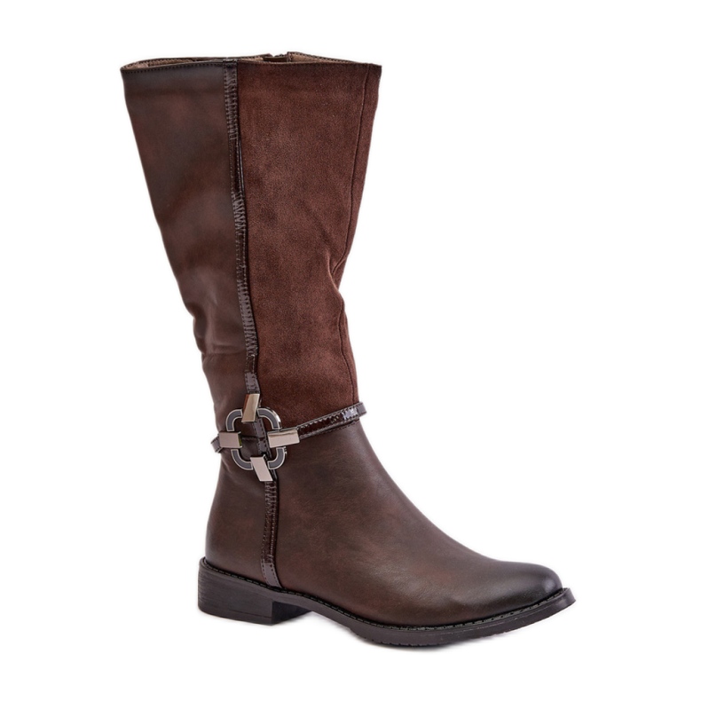 Jezzi Holínky model ASA62-112 hnědé hnědý Jezzi Holínky model ASA62-112 hnědé hnědý