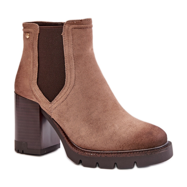 Vinceza 58356 Béžové kozačky béžový Vinceza 58356 Béžové kozačky béžový