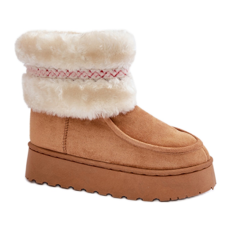 Model 20201-4B Camel sněhule hnědý