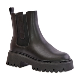 Big Star Chelsea boty OO274A386 Black černý
