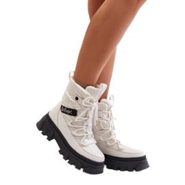 Lee Cooper LCJ-24-47-3142 Bílé sněhule bílý Lee Cooper LCJ-24-47-3142 Bílé sněhule bílý
