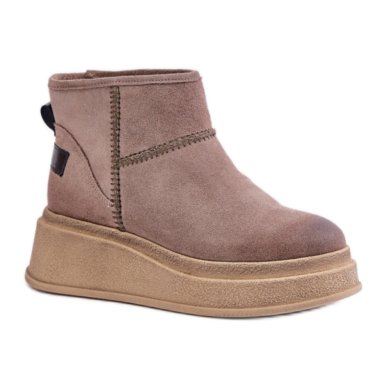 Maciejka 06769-02 Tmavě hnědé sněhule hnědý