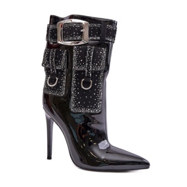 Černé boty Model 77-CD černý