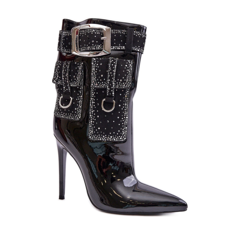 Černé boty Model 77-CD černá