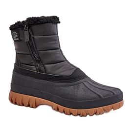 Lee Cooper LCJ-24-44-2866 Černé boty do sněhu černý