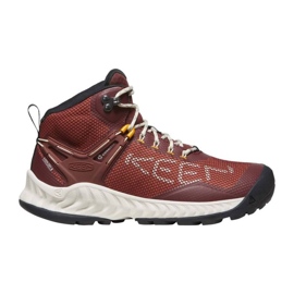 Trekingové boty KEEN Nxis Evo Mid Wp KE-1027793 červený