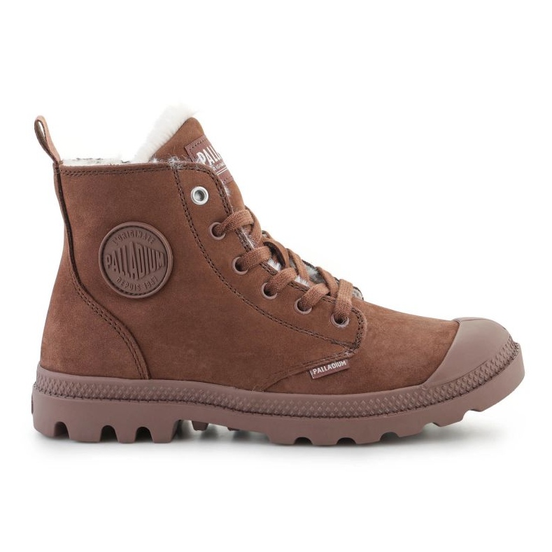Boty Palladium Pampa Hi Zip Wl 95982-292-M hnědé hnědý Boty Palladium Pampa Hi Zip Wl 95982-292-M hnědé hnědý