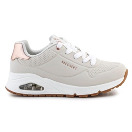 Sportovní boty Skechers Uno Gen1 Shimmer Away 310545L-NAT béžové béžový