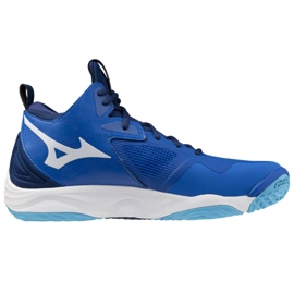 Volejbalové boty Mizuno Wave Momentum 3 Mid V1GA231701, modré modrý
