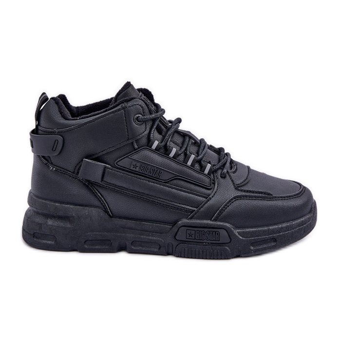 Pánské zateplené tenisky Big Star OO174587 HI-POLLY System MID Black černá