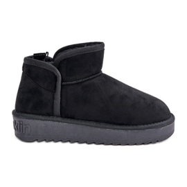 Dámské sněhule na platformě D.Franklin DFSH370010 Black černý