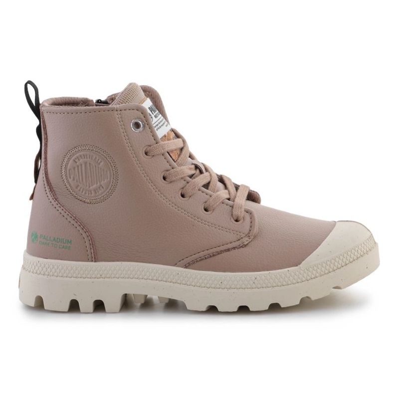 Palladium Pampa Hi Re-Vegn Kožené boty 74378-284-M béžový
