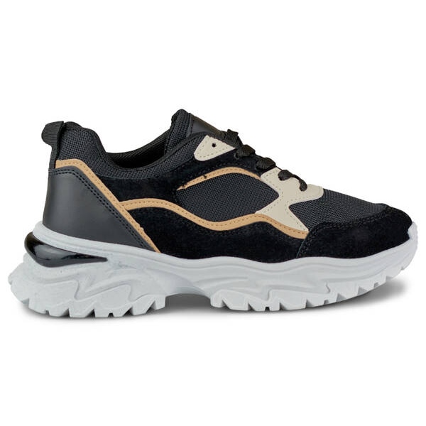 Dámské tenisky se silnou podrážkou, černá 9062-B Dámské tenisky se silnou podrážkou, černá 9062-B