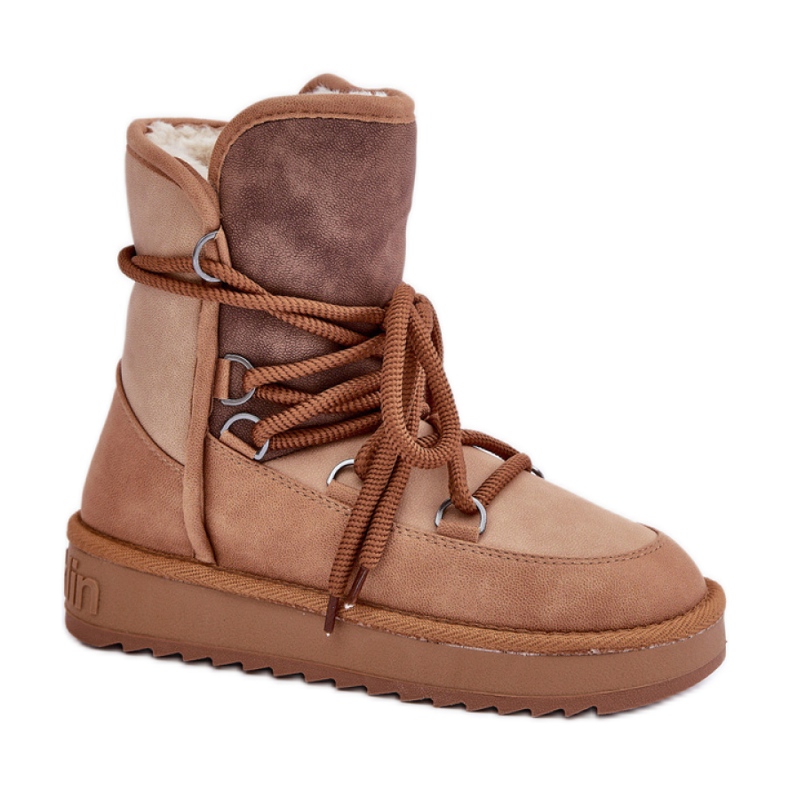 Sněhule s kožešinou D.Franklin DFSH370013 camel hnědý Sněhule s kožešinou D.Franklin DFSH370013 camel hnědý