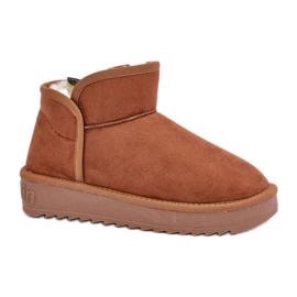 D.Franklin Dámské sněhule s kožíškem DFSH370010 hnědé hnědý D.Franklin Dámské sněhule s kožíškem DFSH370010 hnědé hnědý