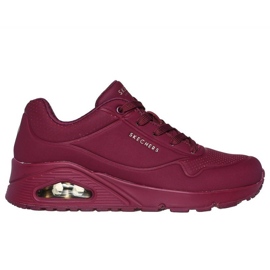 Boty Skechers Uno Stand on Air 73690-PLUM červené