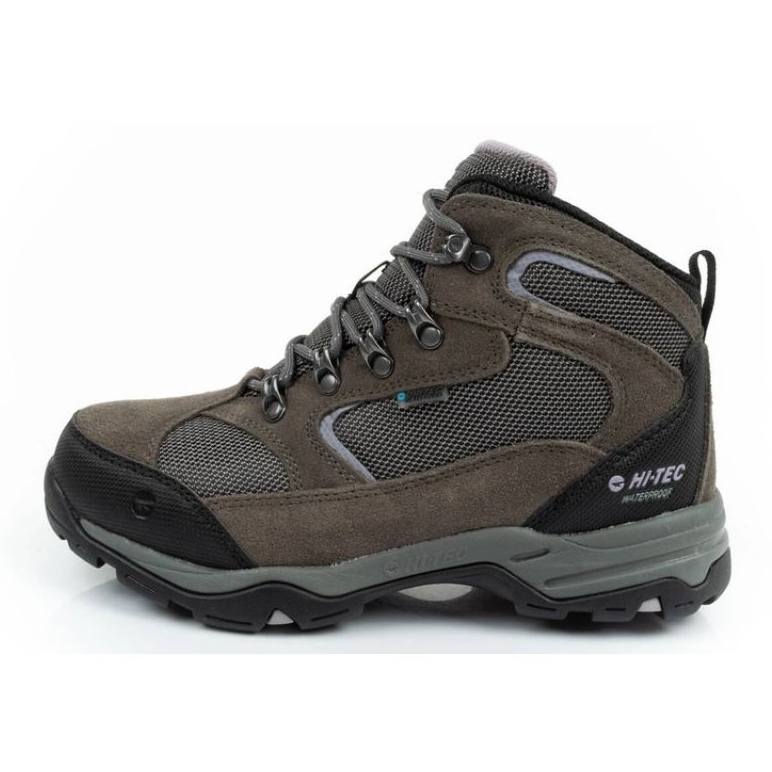 Boty Hi-Tec Storm O005365-054 s membránou, šedé šedá Boty Hi-Tec Storm O005365-054 s membránou, šedé šedá