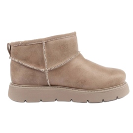 Skechers 169018/TPE zateplené sněhule, béžové béžový