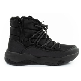 Lee Cooper LCJ-24-03-3066L izolované sněhule, černé černý