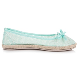 Balada Krajkové balerínky zelená