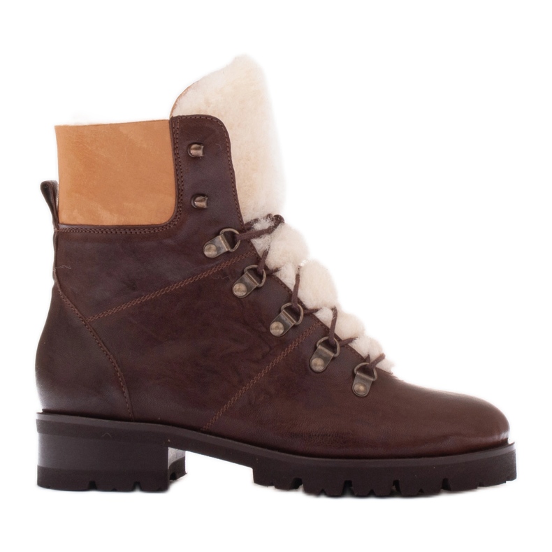 Marco Shoes Dámské boty zateplené vlnou hnědý Marco Shoes Dámské boty zateplené vlnou hnědý