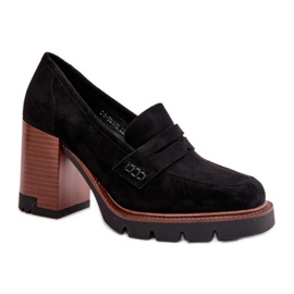 Dámské boty na vysokém podpatku Vinceza 58105, černé černá