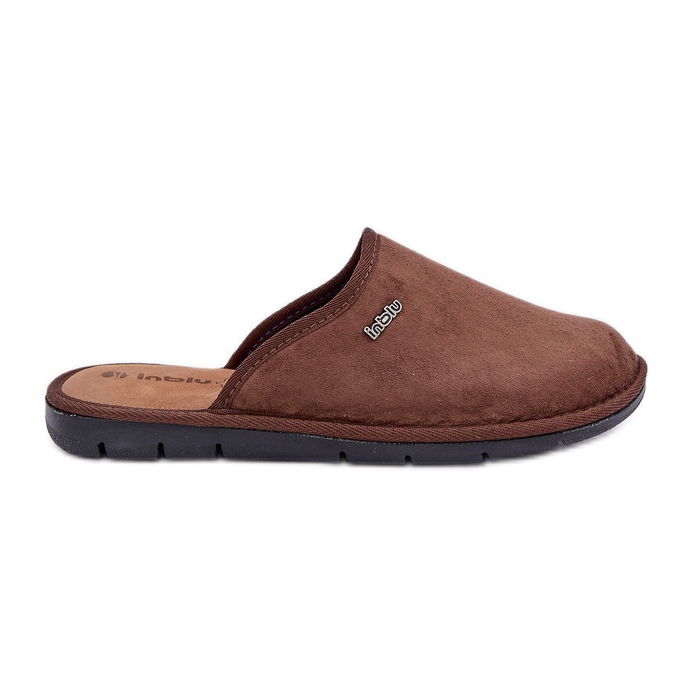 Pánská domácí obuv Pantofle Inblu 9100002H Hnědá hnědý Pánská domácí obuv Pantofle Inblu 9100002H Hnědá hnědý