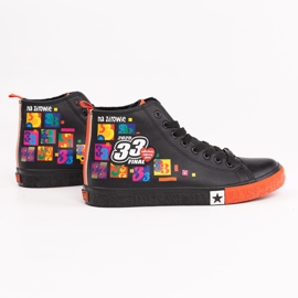 Oficiální pánské tenisky Big Star x Wośp RR174651 černý