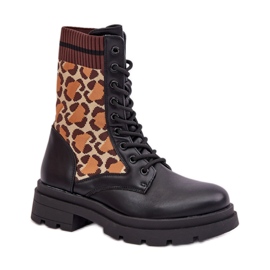Černé dámské pracovní boty černý