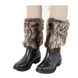 Černé kozačky s kožíškem značky Corrales - Solea černá