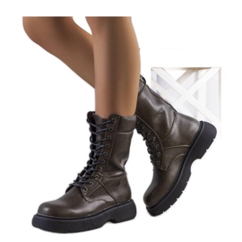 Zelené dámské kozačky značky Costel - Solea zelený