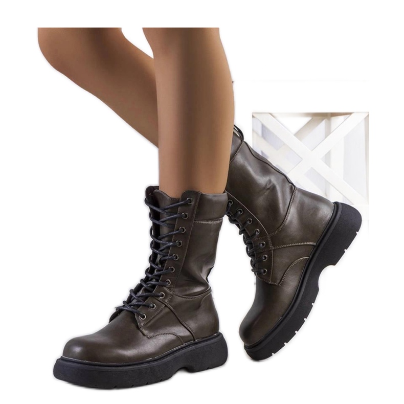 Zelené dámské kozačky značky Costel - Solea zelená