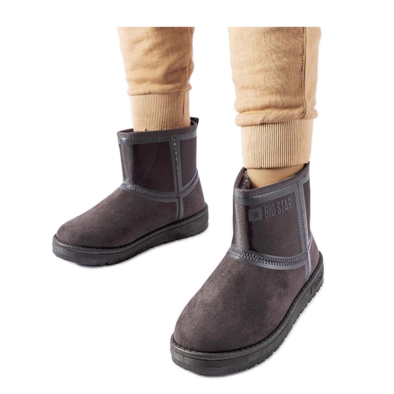 Dámské sněhule Big Star KK274615 šedá Dámské sněhule Big Star KK274615 šedá