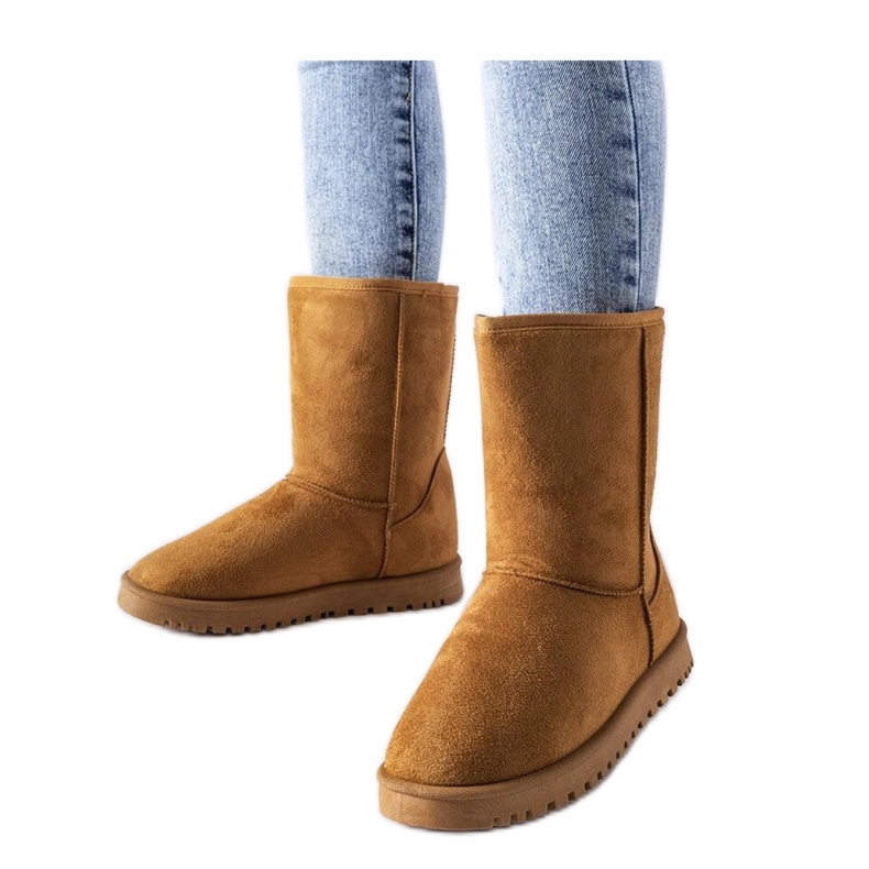 Hnědé zateplené klasické sněhule Ireneo - Solea hnědý