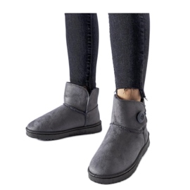 Šedé krátké zateplené sněhule Snyder - Solea šedá Šedé krátké zateplené sněhule Snyder - Solea šedá