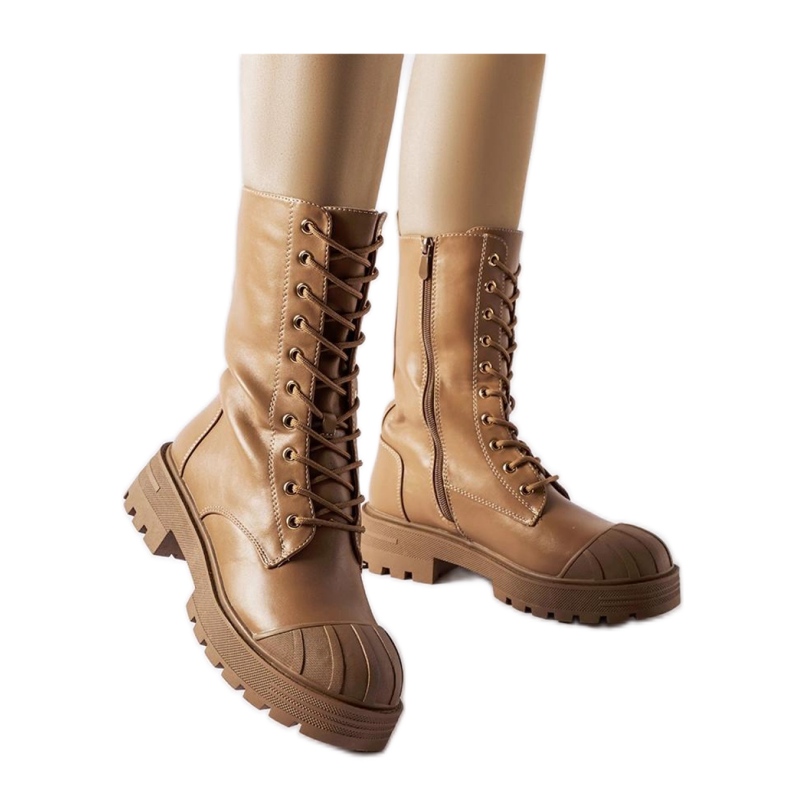 Hnědé zateplené dělnice hnědý