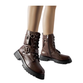 Hnědé zateplené pracovní tašky s vakem hnědý