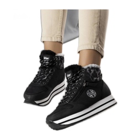 Zateplené holínky LCJ-22-31-1448L Lee Cooper černý