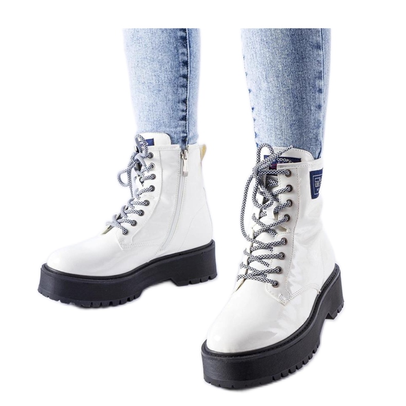 Big Star Bílí dělníci Lee Cooper LCJ-21-47-0666LB bílý