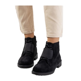 Černé boty Manoella - Solea černý