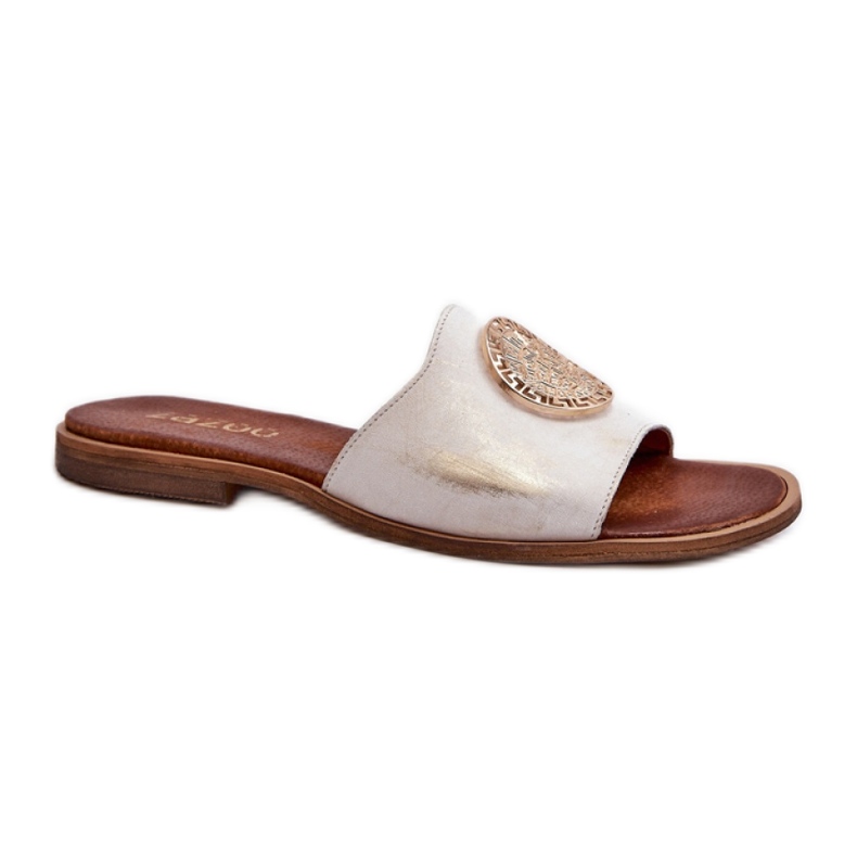 Sandálové žabky Model Zazoo 2938 Gold zlatý
