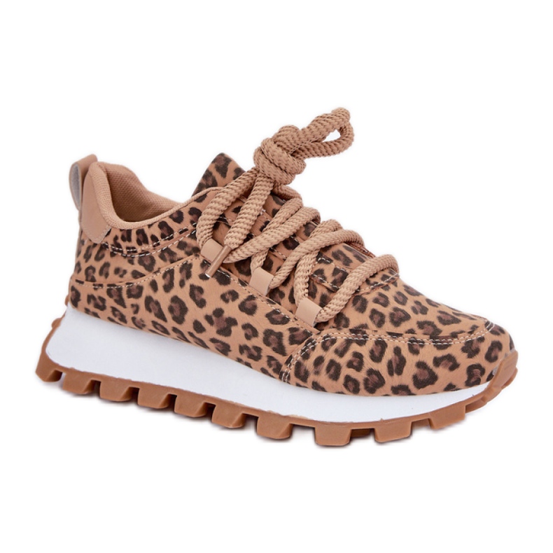 Tenisky Sportovní obuv 24898 Panterka Hnědá béžový