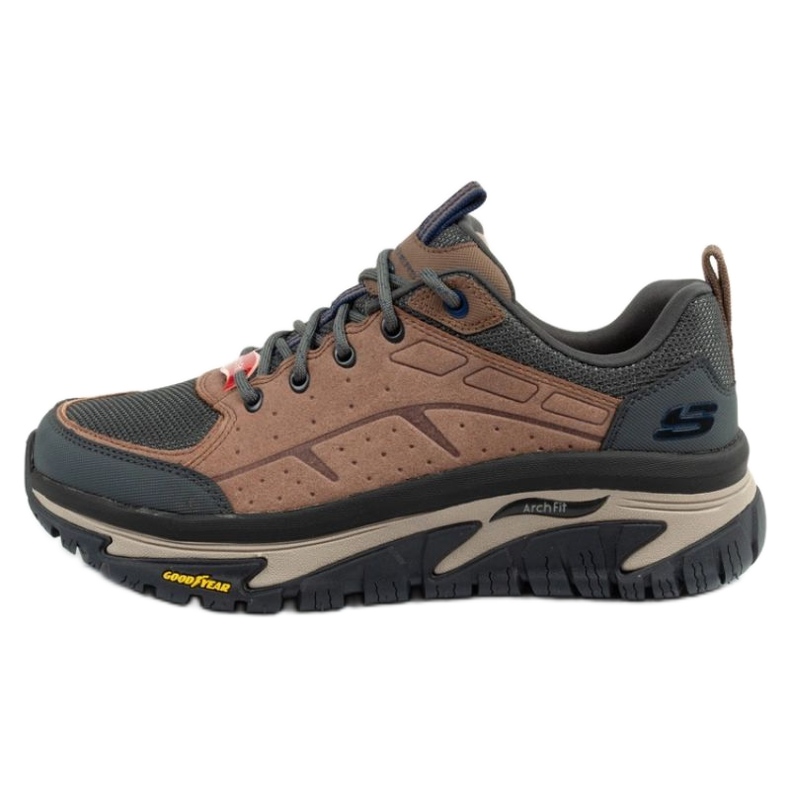 Boty Skechers Arch Fit Road Walker-Vernal 237488/BRMT hnědý Boty Skechers Arch Fit Road Walker-Vernal 237488/BRMT hnědý