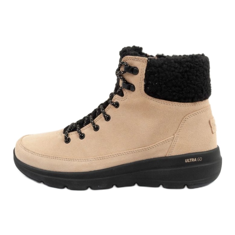 Boty Skechers Glacial Ultra-Woodlands 16677/NTBK béžový