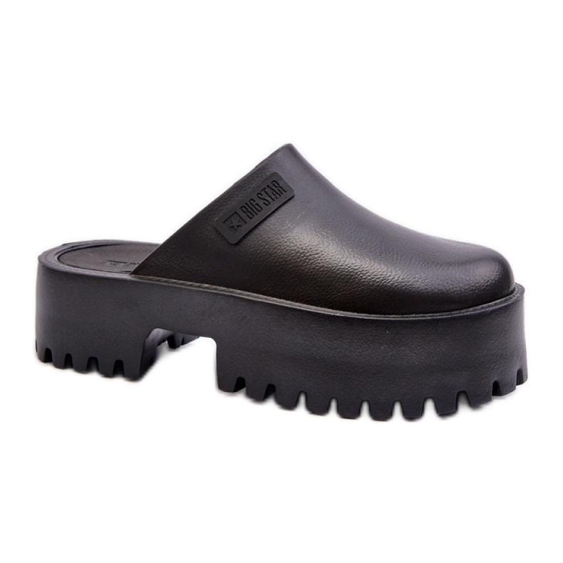 Tlusté spodní žabky Big Star NN274014 černé černá